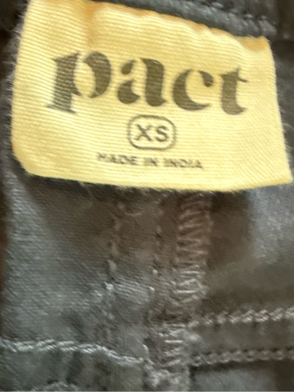 Pact Navy Cotton Wide-Leg Pants with Zip Fly - Picture 10 of 15